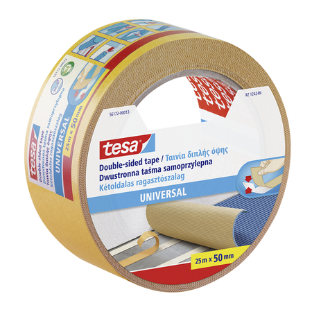 Taśma do wykładzin dwustronna Universal 50mmx25m 56172 Tesa