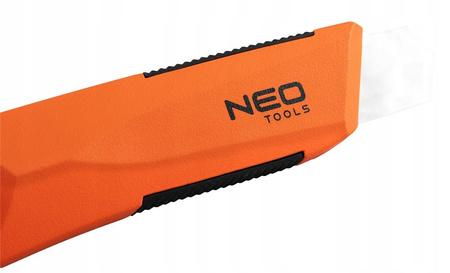 NEO NÓŻ Z OSTRZEM ŁAMANYM 18MM GUMOWANY 63-060