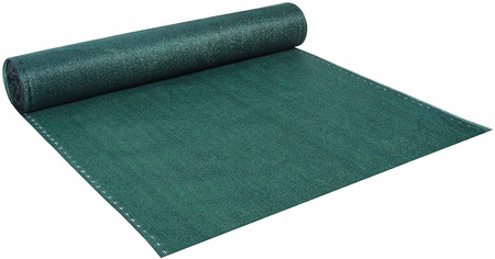 SIATKA CIENIUJĄCA ZIELONA 1,5x25m 90% OSŁONA PŁOTU