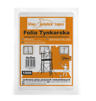 Folia tynkarska 4m x 5m Blue Dolphin