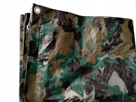 Plandeka WIMAR 4x6 90g MORO CAMO MASKUJĄCA PREMIUM WODOODPORNA