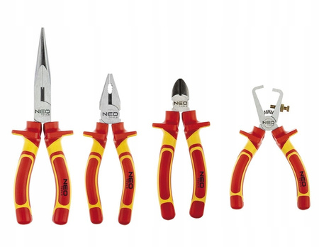 NEO ZESTAW SZCZYPCE DLA ELEKTRYKA 1000V 4el 01-236