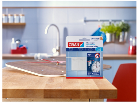 Gwóźdź samoprzylepny Powerstrips do płytek i metalu 2szt / do 2kg 77762 Tesa