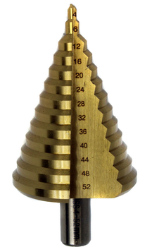 Wiertło stożkowe tytanowe do metalu 4-52mm 11302