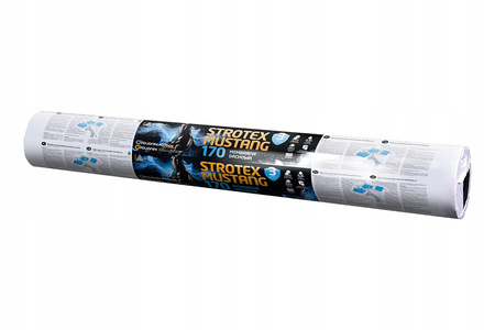 MEMBRANA DACHOWA STROTEX MUSTANG 170g Z PASKAMI KLEJĄCYMI 75m2