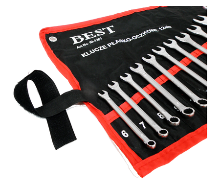 Zestaw klucze oczkowe 6-22mm 12el