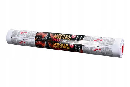 MEMBRANA DACHOWA STROTEX MUSTANG 260g Z PASKAMI KLEJĄCYMI 75m2