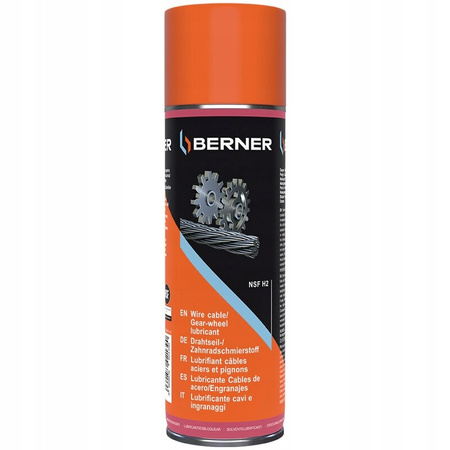 BERNER SMAR DO LIN STALOWYCH I KÓŁ ZĘBATYCH 500ML NSF-H2 363483