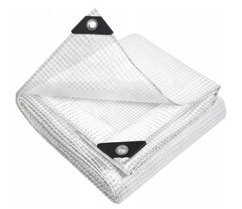 Plandeka WIMAR 4x4 100g PRZEŹROCZYSTA ZBROJONA PREMIUM UV+ TRANSPARENT