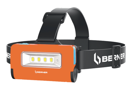 Latarka czołowa Berner LED 2W1 USB-C