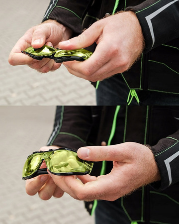 NEO OKULARY OCHRONNE ŻÓŁTE 97-521