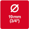 Szybkozłącze z zaworem 3/4" 1027087 Fiskars