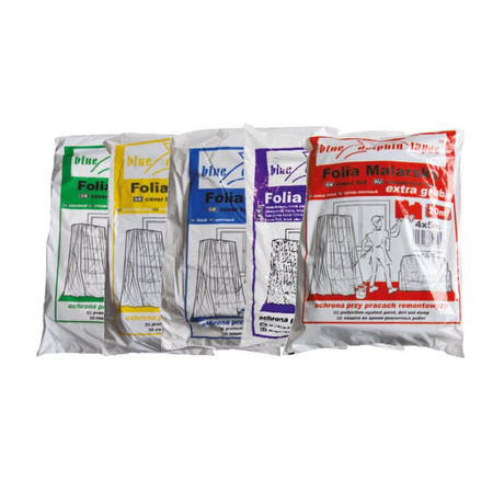 Folia malarska extra gruba 4m x 5m Blue Dolphin