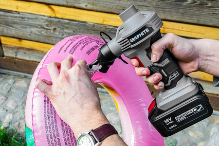 GRAPHITE ENERGY+ KOMPRESOR AKUMULATOROWY BEZPRZEWODOWY POMPKA 58G089