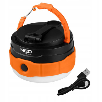 NEO LAMPA TURYSTYCZNA POD NAMIOT LED BIWAKOWA USB-C 3w1 500lm 99-118