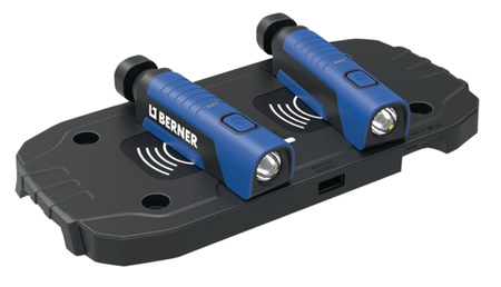 Latarka lampa Neck Light zestaw z pałąkiem Berner 412562