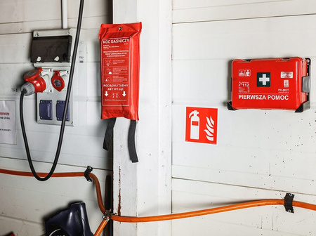 NEO KOC GAŚNICZY Z WŁÓKNA SZKLANEGO 120x180cm 97-674