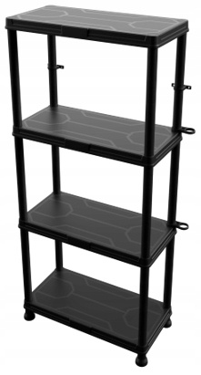 QBRICK SHELVING SYSTEM 60 REGAŁ WARSZTATOWY MAGAZYNOWY 4 PÓŁKI 100kg