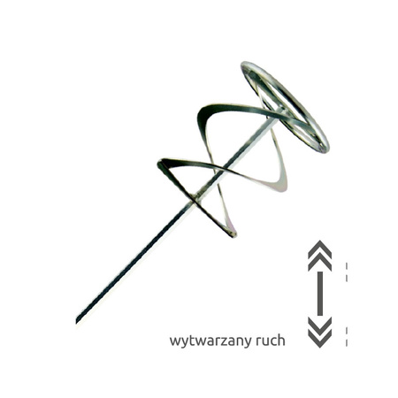 Mieszadło do zapraw 80mm HEX Blue Dolphin