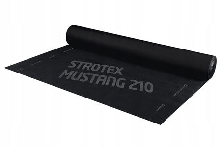 MEMBRANA DACHOWA STROTEX MUSTANG 210g Z PASKAMI KLEJĄCYMI 75m2