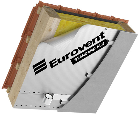 EUROVENT ALUFIX 75mm TAŚMA ALUMINIOWA METALIZOWANA