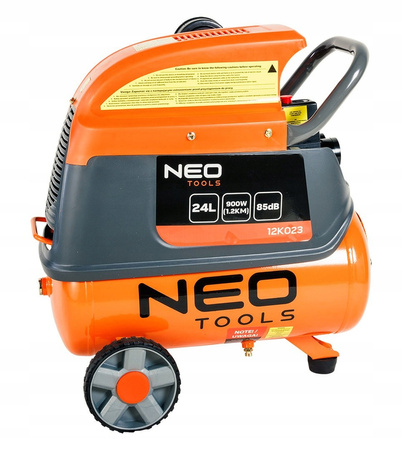 NEO KOMPRESOR OLEJOWY 24l 8 bar SPRĘŻARKA POWIETRZA 12K023