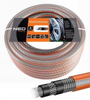 NEO PROFESSIONAL WĄŻ OGRODOWY 3/4'' 20M 6-WARSTWOWY UV 36BAR 15-843