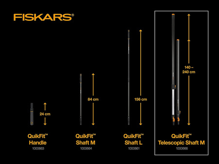 Trzonek teleskopowy 240cm Quikfit 1000666 Fiskars