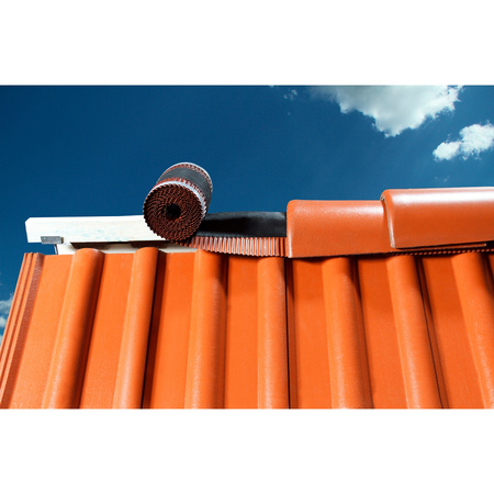 Taśma kalenicowa pod gąsior Parotec vRoll 320mm x 5m wiśnia