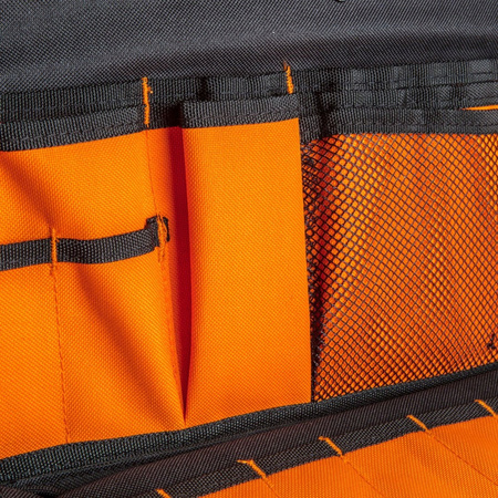 NEO ORGANIZER TORBA NARZĘDZIOWA MONTERSKA ELEKTRYK Z PASKIEM 44x33CM 84-308