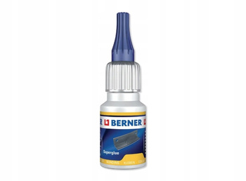 BERNER KLEJ CYJANOAKRYLOWY BEZBARWNY 20g 244680 SUPER GLUE