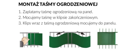 Taśma ogrodzeniowa Basic antracyt 47,5mmx35mb WDB