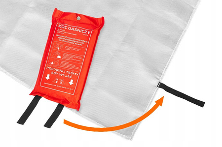 NEO KOC GAŚNICZY Z WŁÓKNA SZKLANEGO 120x180cm 97-674