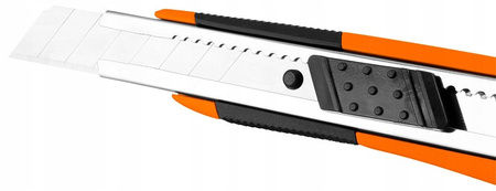 NEO NÓŻ Z OSTRZEM ŁAMANYM 18MM GUMOWANY 63-060