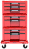 QBRICK ZESTAW SET 3 PRO DRAWER WORKSHOP RED ULTRA HD ZESTAW SKRZYNEK NARZĘDZIOWYCH