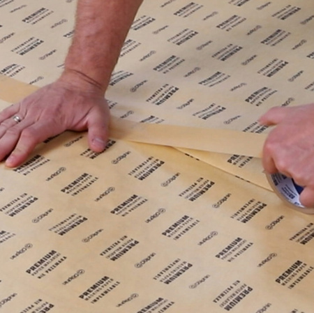 TAŚMA PAPIEROWA DO ŁĄCZENIA PAPIERU MALARSKIEGO 48mm x 41,13m BLUE DOLPHIN