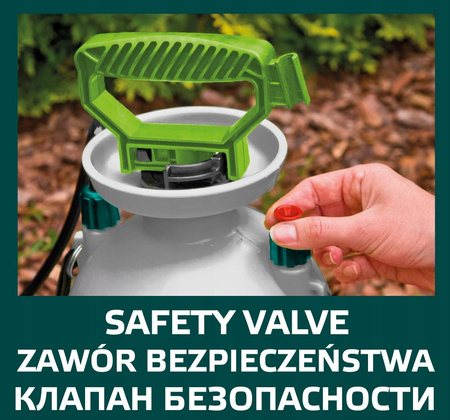 VERTO OPRYSKIWACZ CIŚNIENIOWY Z LANCĄ 5L 15G505