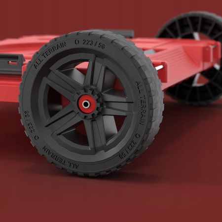 QBRICK ONE ALLTERRAIN 2.0 RED ULTRA HD PLATFORMA TRANSPORTOWA NA KÓŁKACH