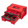 QBRICK ZESTAW SET 3 PRO DRAWER WORKSHOP RED ULTRA HD ZESTAW SKRZYNEK NARZĘDZIOWYCH