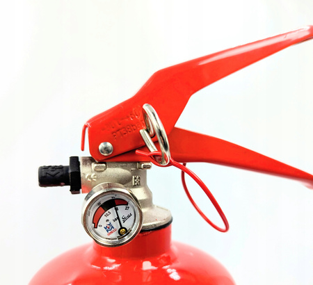 GAŚNICA PROSZKOWA GP-2X ABC 2KG Z MANOMETREM POLSKA PROD. 2025