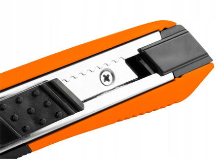 NEO NÓŻ Z OSTRZEM ŁAMANYM 18MM GUMOWANY 63-060