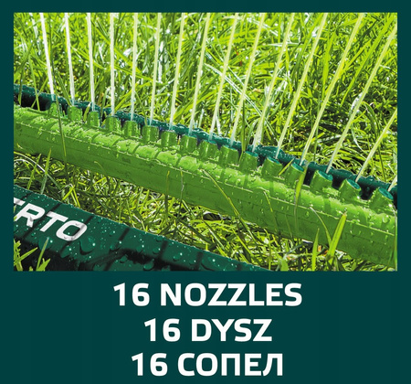 VERTO ZRASZACZ WAHADŁOWY OGRODOWY OSCYLACYJNY REGULOWANY 16 DYSZ 15G770